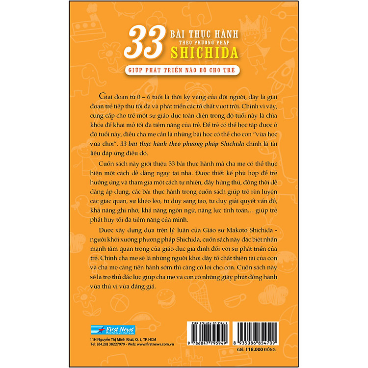 33 Bài Thực Hành Giúp Phát Triển Não Bộ Cho Trẻ Theo Phương Pháp Shichida - Ảnh 2