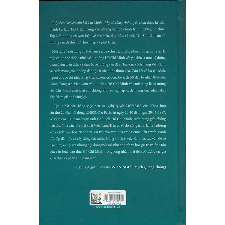 Nghiên Cứu Hồ Chí Minh - Một Số Công Trình Tuyển Chọn Tập 2 : Văn Hóa - Đạo Đức - Xã Hội - Ảnh 2