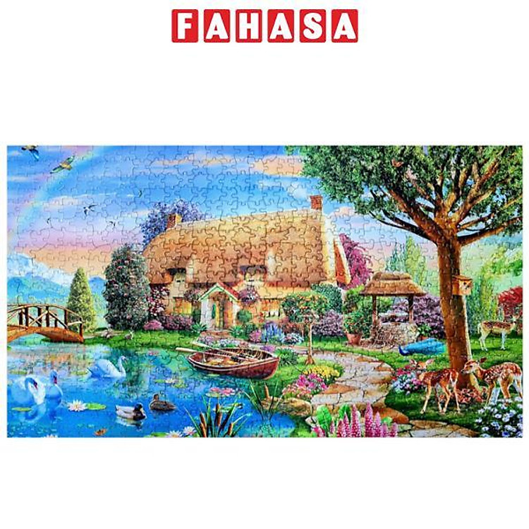 Tranh Xếp Hình 750 Mảnh Spring Cottage Chính hãng Giá tốt