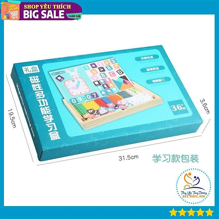 Hộp đồ chơi toán học kèm đồng hồ Chính hãng Giá tốt - Hình ảnh 5