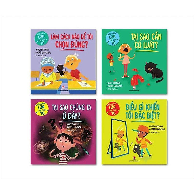Sách - Câu hỏi lớn thế giới to (combo 4 quyển)