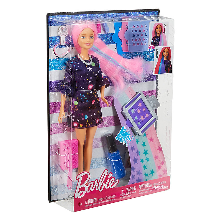 Đồ Chơi Búp Bê Thay Đổi Màu Tóc Sành Điệu BARBIE FHX00
