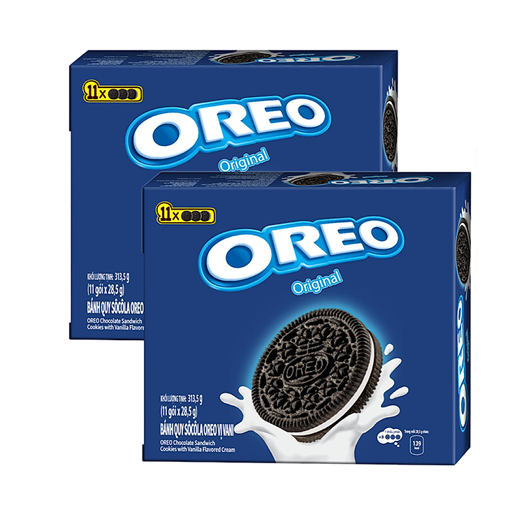 Combo 2 hộp Bánh quy OREO vị vani
