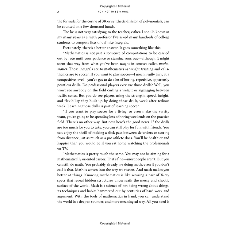 How Not To Be Wrong: The Power Of Mathematical Thinking - Ảnh 3