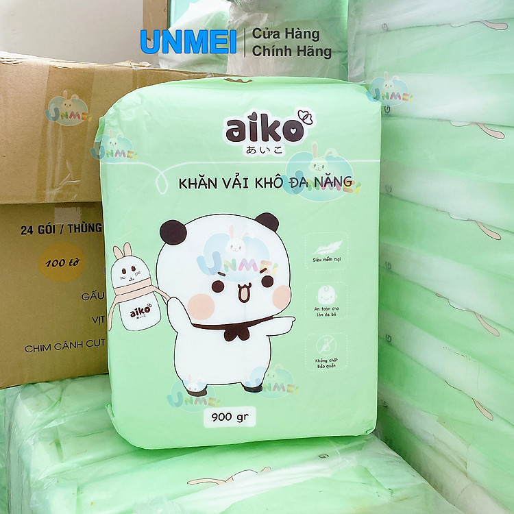 Túi Khăn Khô Đa Năng Aiko 900g Chính hãng Giá rẻ - Hình ảnh 4