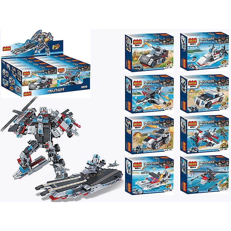 Combo 8 Hộp Mô Hình COGO Chính hãng Tiết kiệm