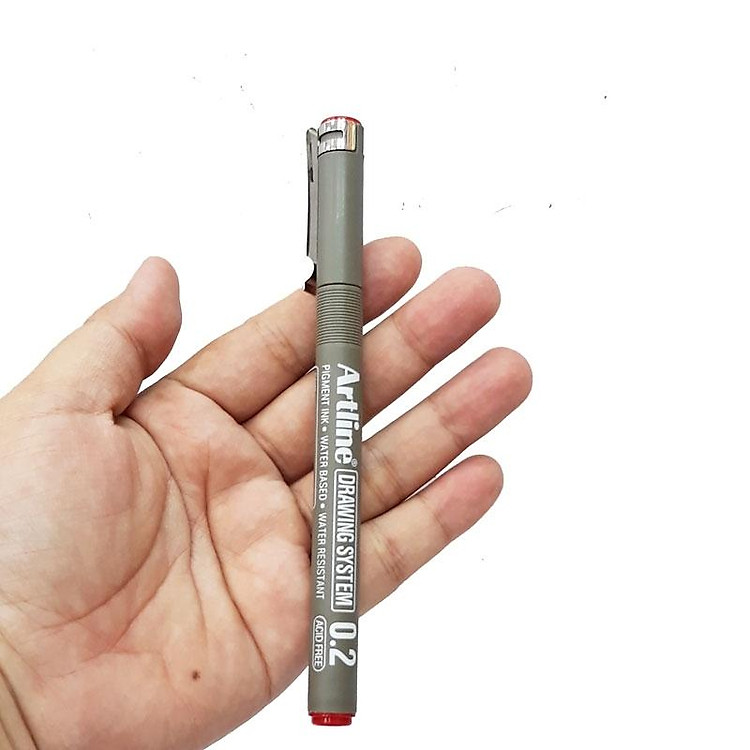 Bút Vẽ Kỹ Thuật 0.2mm Artline EK-232-RD (Màu Đỏ) - Ảnh 4
