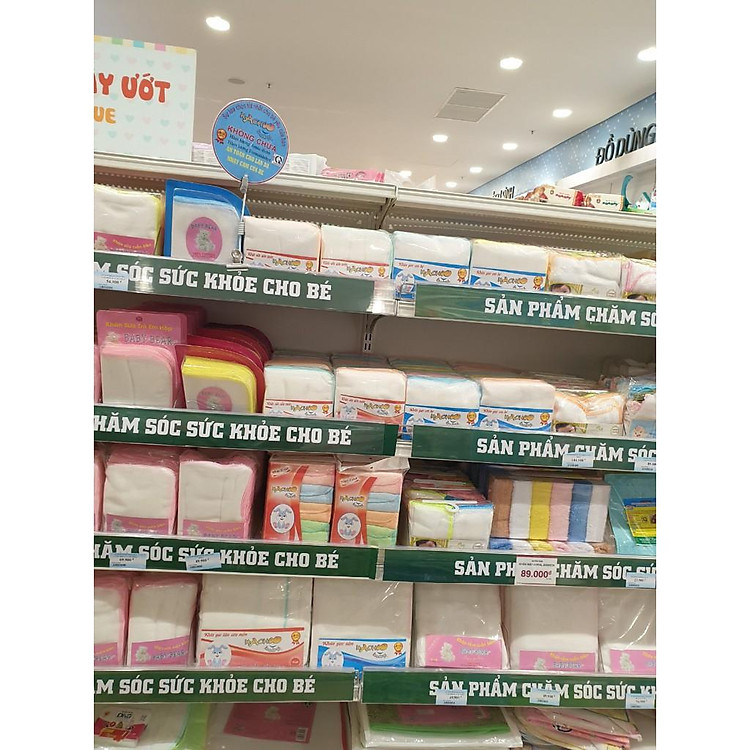 Khăn sữa 2 mặt KACHOOBABY - 10 chiếc Chính hãng Giá tốt - Hình ảnh 2