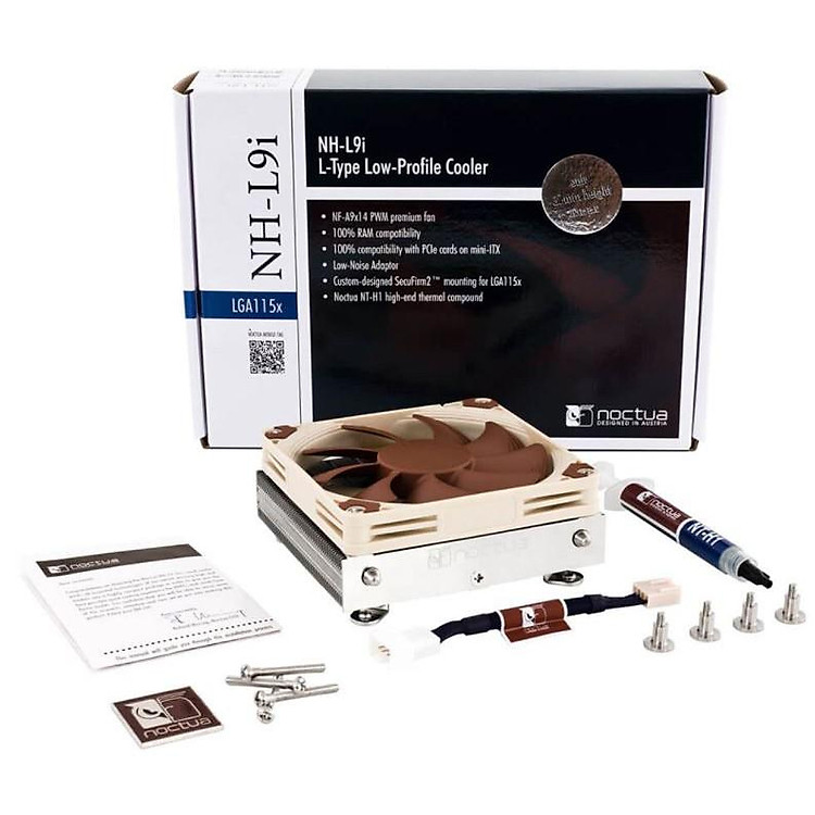 Tản nhiệt khí Noctua NH-L9i Cooler – 37mm Low Profile for HTPC - Chuyên ITX - CHÍNH HÃNG