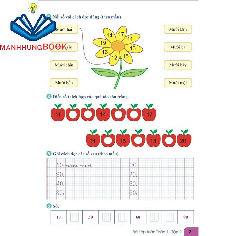 Bài Tập Tuần Toán 1 Tập 1 - Ảnh 3