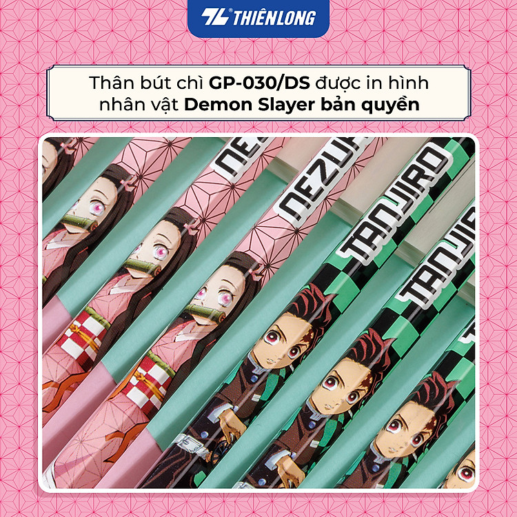 Bộ Bút Chì Gỗ Đen Thiên Long GP-030/DS (10 chiếc) - Ảnh 3