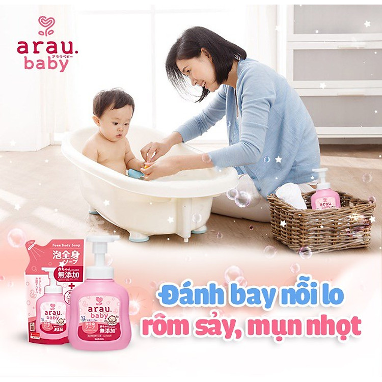 Mua Combo 2 Sữa Tắm Arau Baby 450ml Chính hãng Ưu đãi - Hình ảnh 4