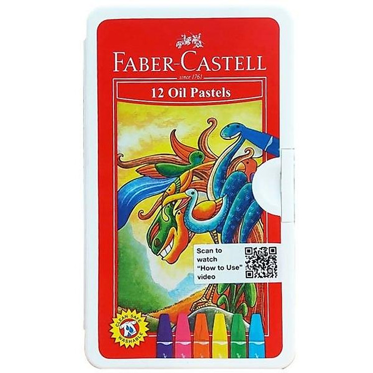 Bút Sáp Dầu Faber-Castell (12 màu)