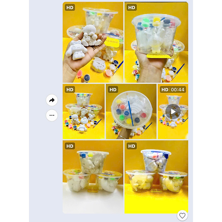 Tô Tượng Thạch Cao (Hộp 10 con) - Ảnh 7