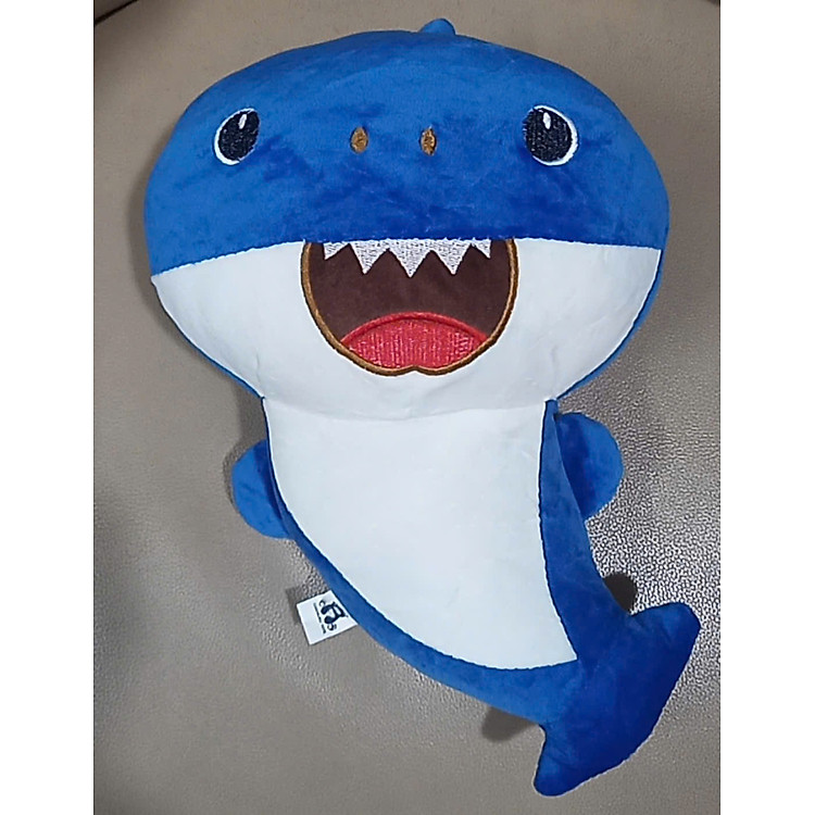 Mua Thú nhồi bông cá mập baby shark 30cm Chính hãng Giá tốt - Hình ảnh 3