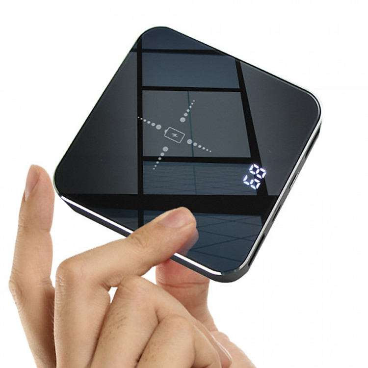 Sạc Dự Phòng Mini Dung Lượng Lớn 10.000 mAh Power Bank | Sạc Nhanh Thông Minh| Hỗ Trợ Sạc Không Dây - Hàng Nhập Khẩu