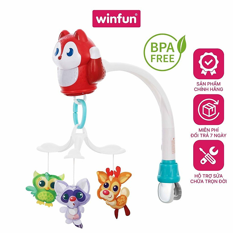 Mua Đồ chơi treo nôi 3 trong 1 Winfun Chính hãng Ưu đãi