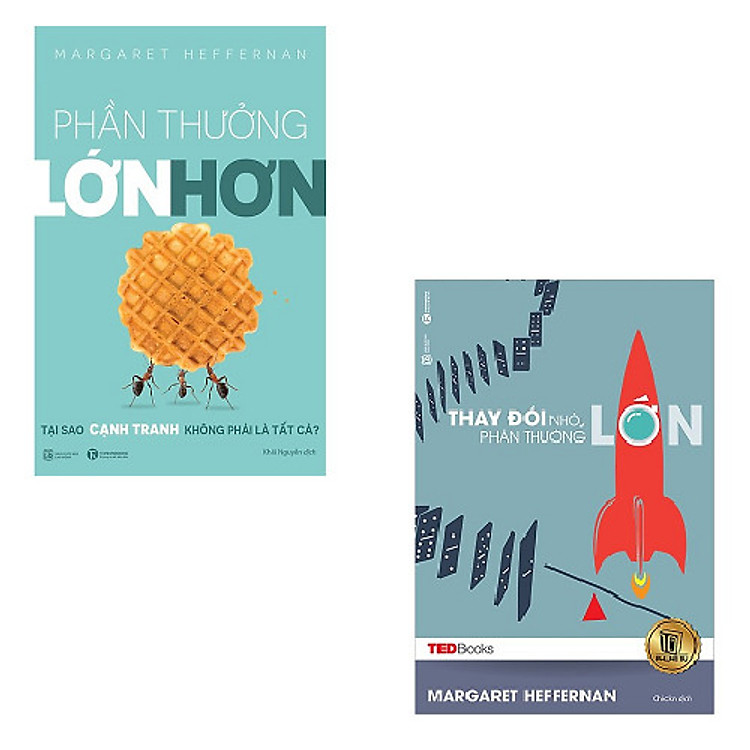 Bộ 2 cuốn sách nên đọc: Phần Thưởng Lớn Hơn Tại Sao Cạnh Tranh Không Phải Là Tất Cả - TedBooks Thay Đổi Nhỏ Phần Thưởng Lớn