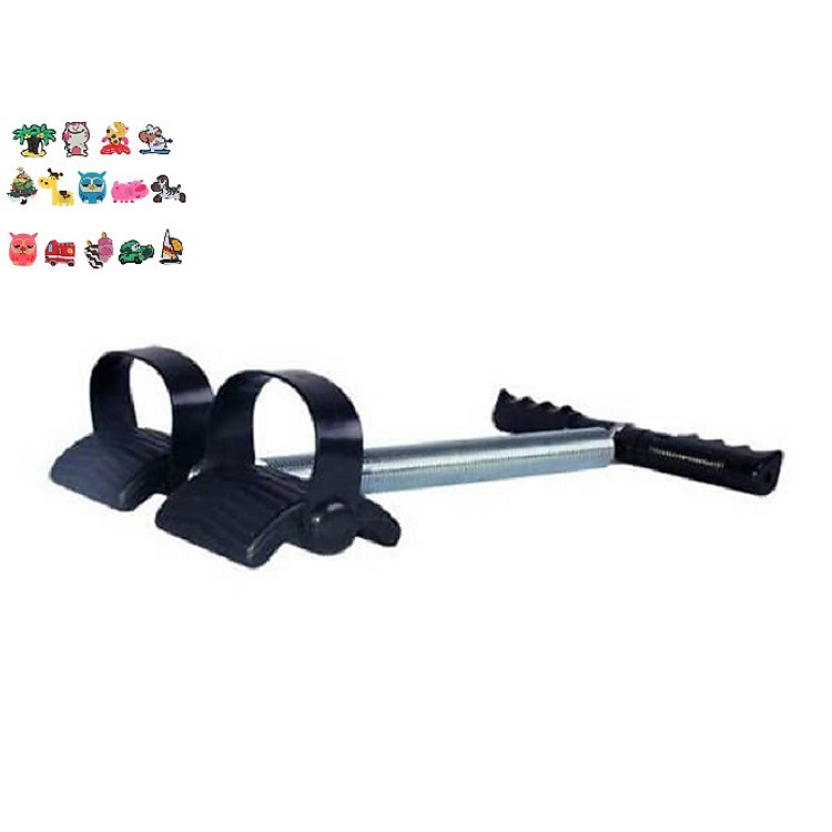 Dụng cụ tập thể dục dây lò xo tại nhà- Dụng cụ tập thể dục cho lưng, mông, bụng có dây kéo lò xo co giãn chất lượng, có khả năng chịu lực tốt 21*31*24cm, giao màu ngẫu nhiên+ Tặng kèm hình dán ngẫu nhiên