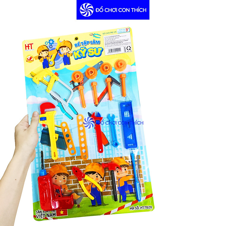 Đồ chơi bé kỹ sư - Giao màu ngẫu nhiên Chính hãng Tiết kiệm - Hình ảnh 2