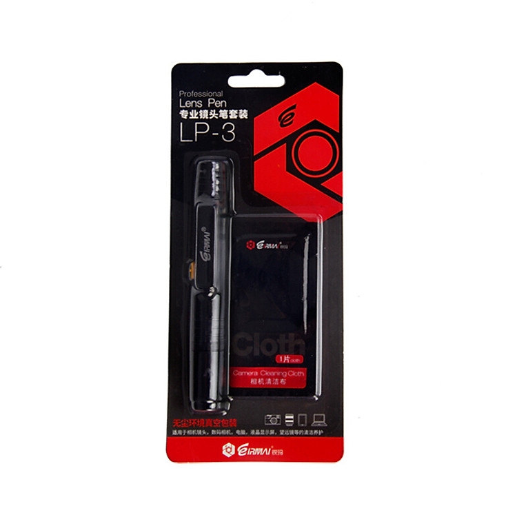 Bút vệ sinh ống kính máy ảnh Lenspen EIRMAI LP-3 - Tặng kèm khăn lau - Hàng chính hãng