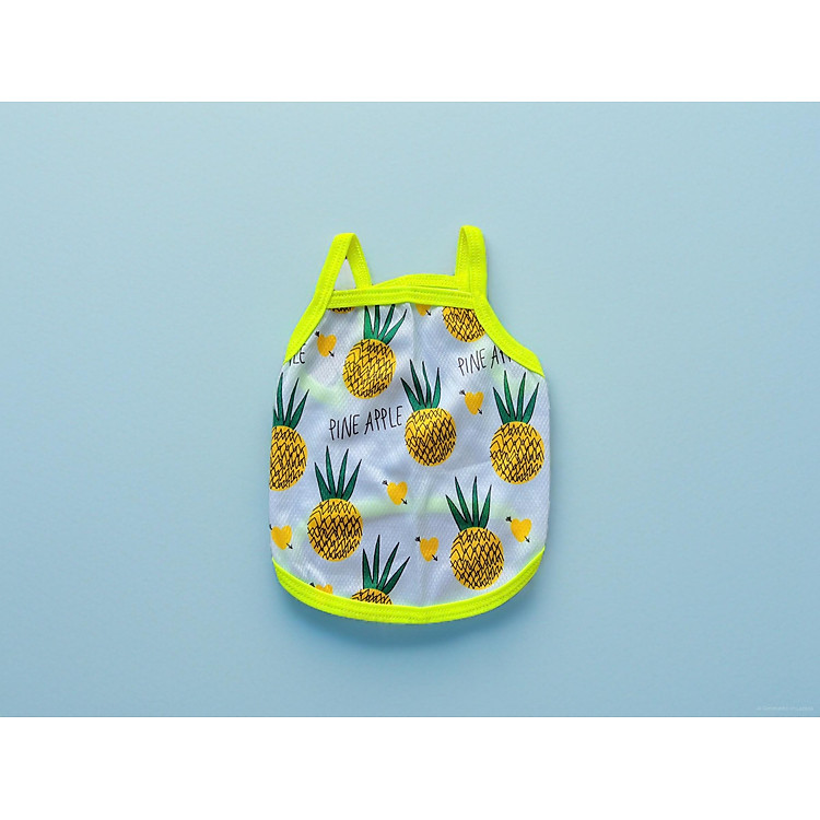 ÁO THUN HAI DÂY QUẢ THƠM THÔNG HƠI SIÊU CUTE TỪ 1-7.5KG DÀNH CHO THÚ CƯNG CHÓ MÈO