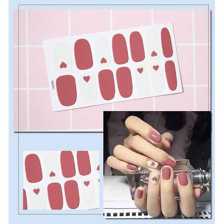 Set 3 Miếng dán trang trí móng tay nhiều kiểu đa dạng