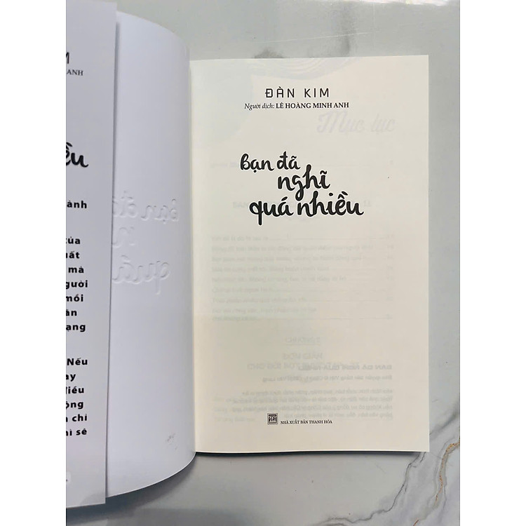 Bạn Đã Nghĩ Quá Nhiều (VLA) - Ảnh 4