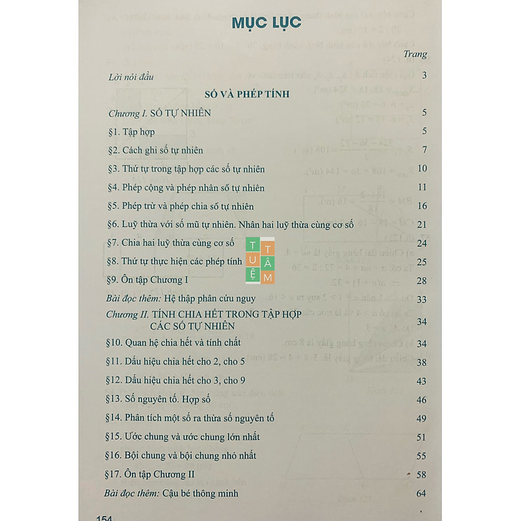Toán Cơ Bản Và Nâng Cao Lớp 6 - Tập Một - Ảnh 3