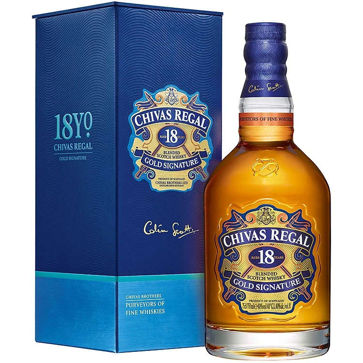 Chivas 18 là loại rượu thượng hạng với hương vị vô cùng hấp dẫn và tinh tế