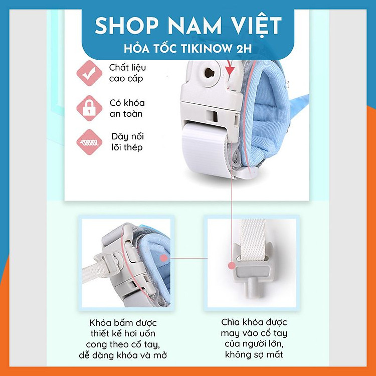 Mua Dây Dắt Chống Lạc Bé Có Còi Chính hãng Giá tốt - Hình ảnh 2