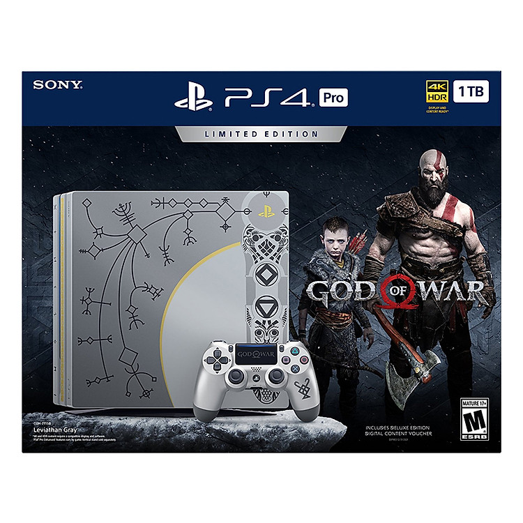 Máy Chơi Game PlayStation Sony PS4 Pro 1TB God Of War Limited Edition - Hàng Chính Hãng