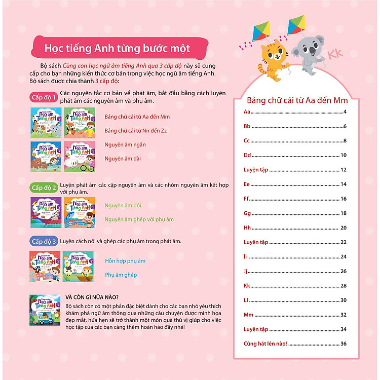 Cùng Con Học Ngữ Âm Tiếng Anh Qua 3 Cấp Độ - Ảnh 3