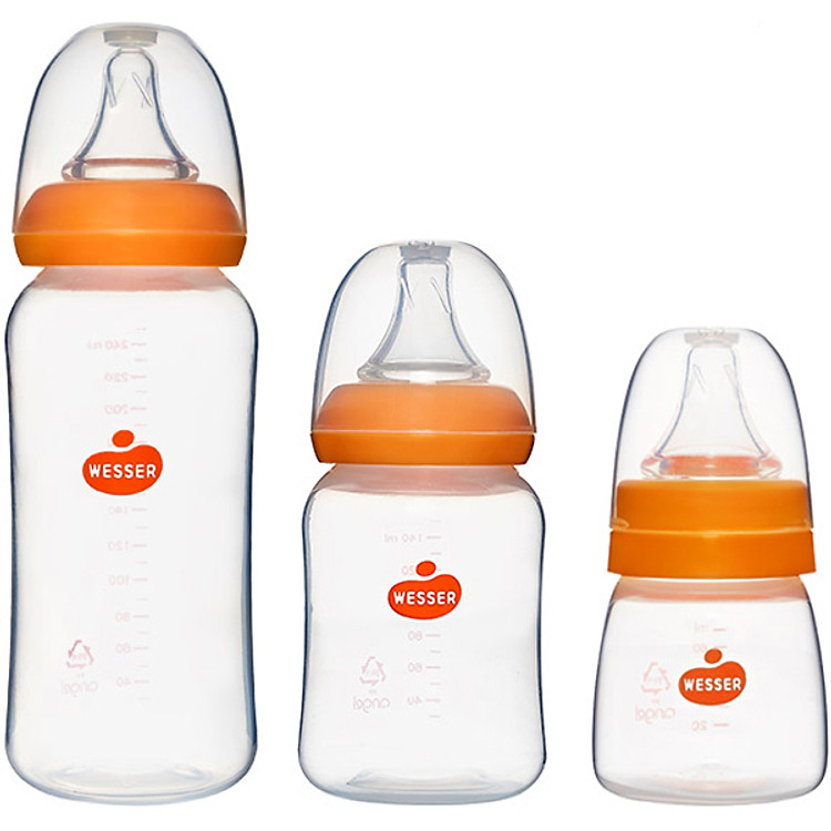 Combo 3 Bình Sữa Wesser PP Màu Ngẫu Nhiên Đảm bảo Giá rẻ - Hình ảnh 5