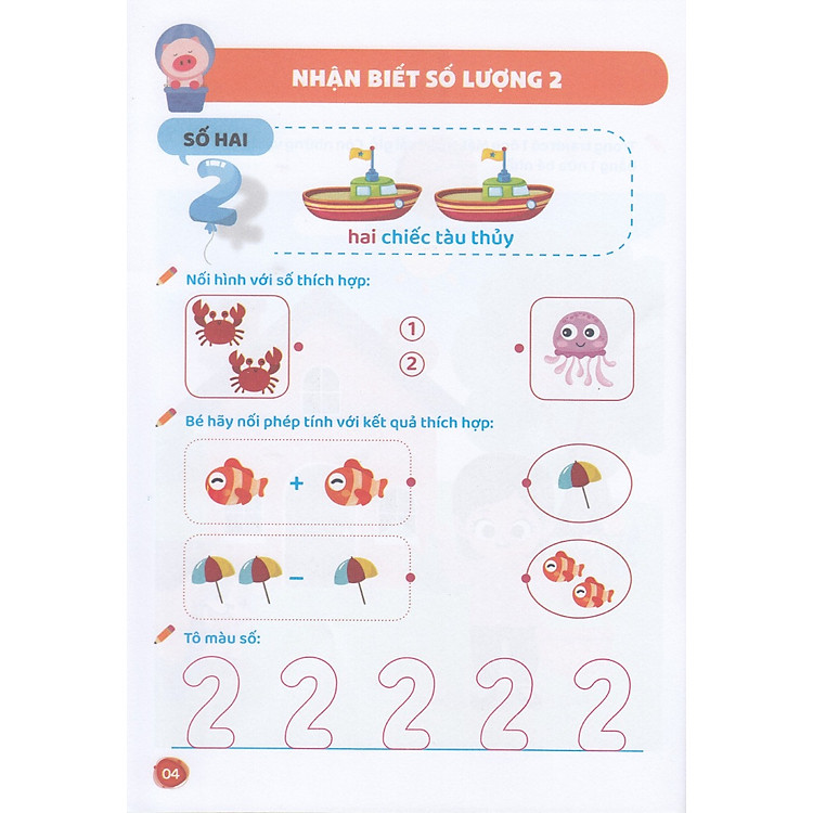 Chuẩn Bị Vào Lớp 1 - Vở Làm Quen Với Toán (Dành Cho Mẫu Giáo) - Ảnh 4