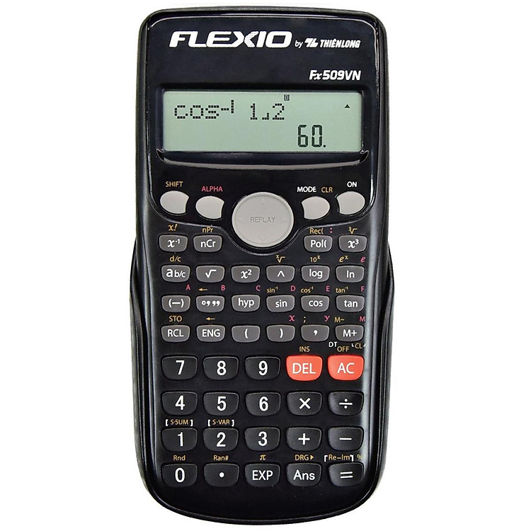 Máy Tính Khoa Học Flexio Thiên Long Fx509VN - Màu Đen - Ảnh 3