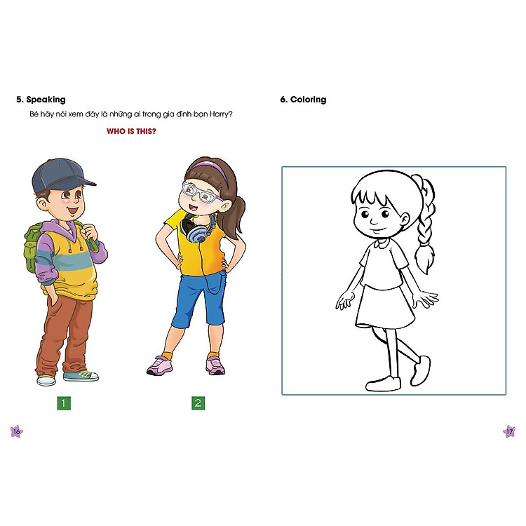 I Can My Family - sách học tiếng Anh cho trẻ mầm non - Ảnh 5