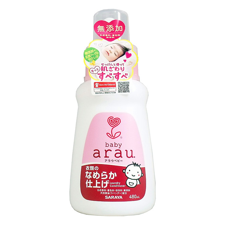 Nước Xả Vải Thảo Mộc Arau Baby (480ml)