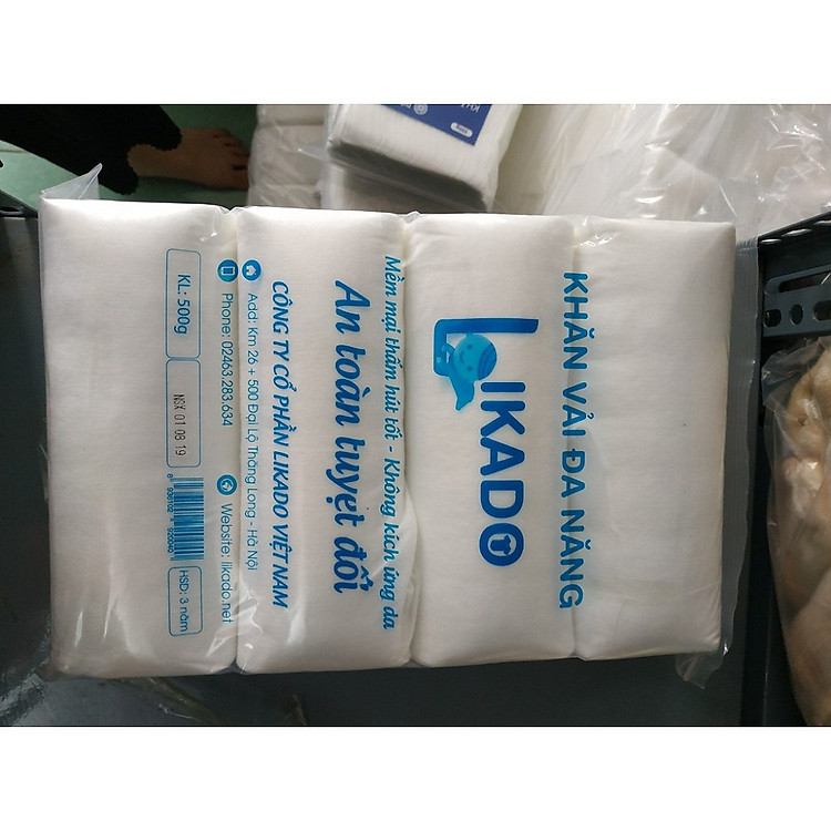 Combo 3 gói khăn vải khô Likado Ưu đãi - Hình ảnh 5