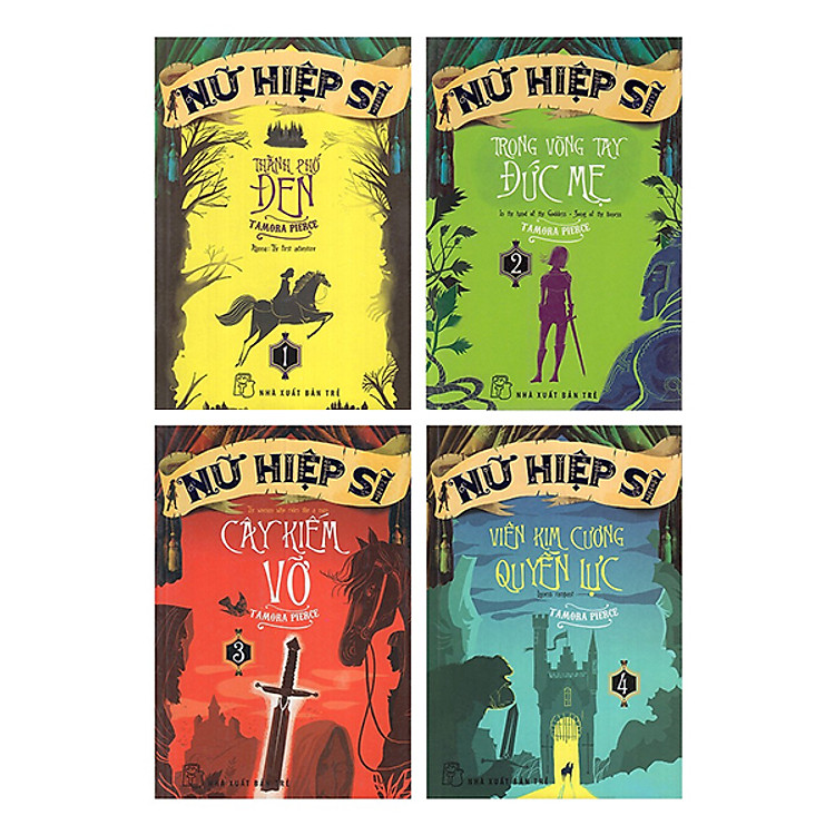 Combo 4 Cuốn Nữ Hiệp Sĩ