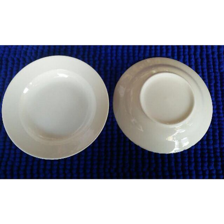 Đĩa sứ sâu lòng bát tràng