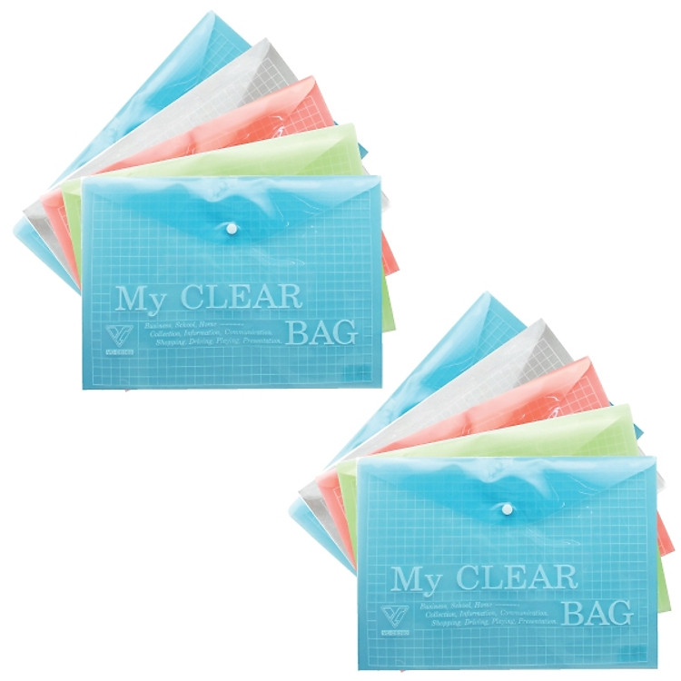 Bộ 10 Bìa Nút My Clear VC-CB360 (Mẫu Màu Giao Ngẫu Nhiên)