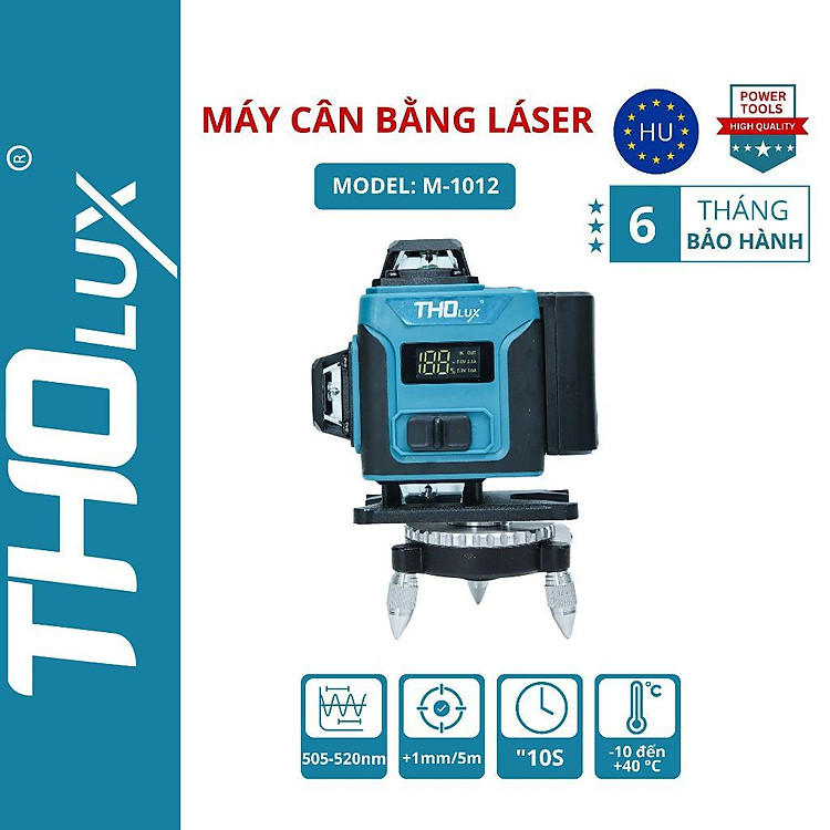 Máy cân bằng laser M-1012 THOLux, Máy bắn tia laser,Máy cân bằng siêu sáng,máy cân mực laser