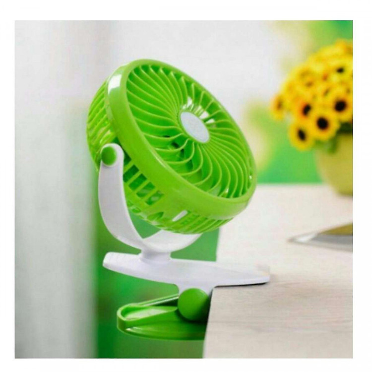 Quạt kẹp bàn mini xoay 360 độ tiện dụng