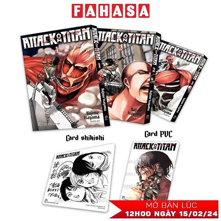 Bộ Manga – Attack On Titan: Tập 1 – 3