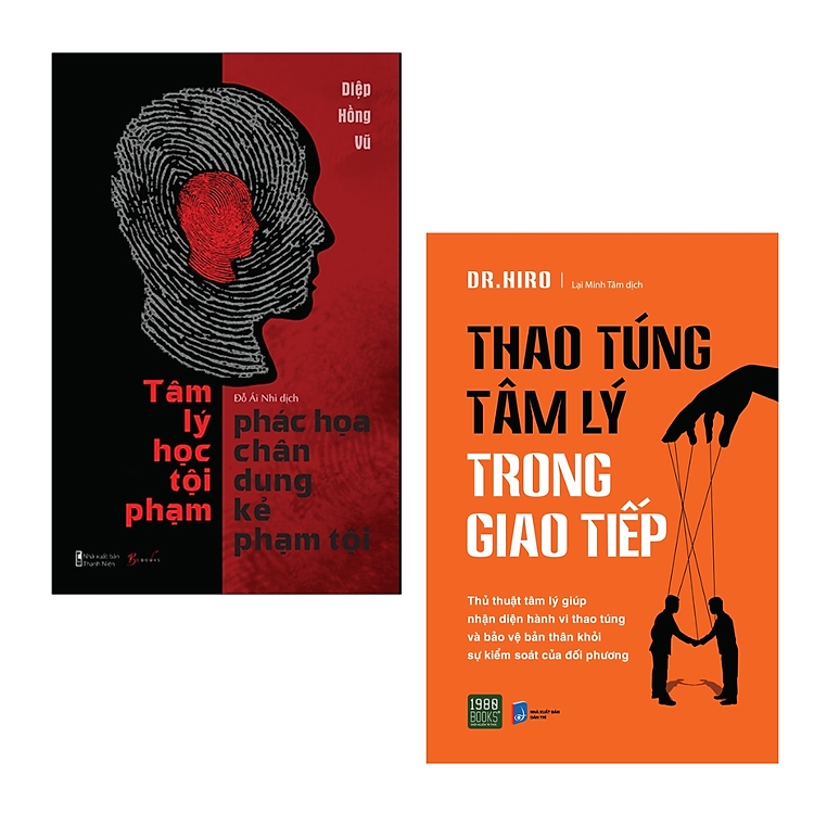 Combo 2 Cuốn Thấu Hiểu Tâm Lý Con Người Hay- Thao Túng Tâm Lý Trong Giao Tiếp+Tâm Lý Học Tội Phạm - Phác Họa Chân Dung Kẻ Phạm Tội