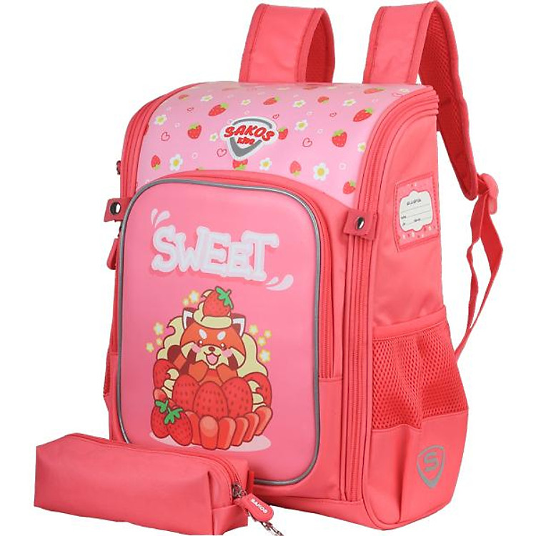 Ba Lô Học Sinh Kid Bingo Sakos SBO020PFNG00 – Pinky Fire Fox
