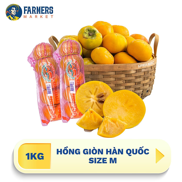 Hồng giòn Hàn Quốc size M (1Kg)