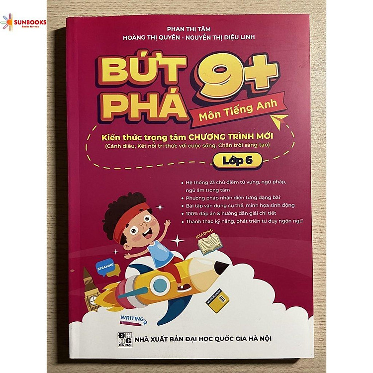Sách Bứt phá 9+ lớp 6 - môn Tiếng Anh (theo chương trình Giáo dục Phổ thông mới)