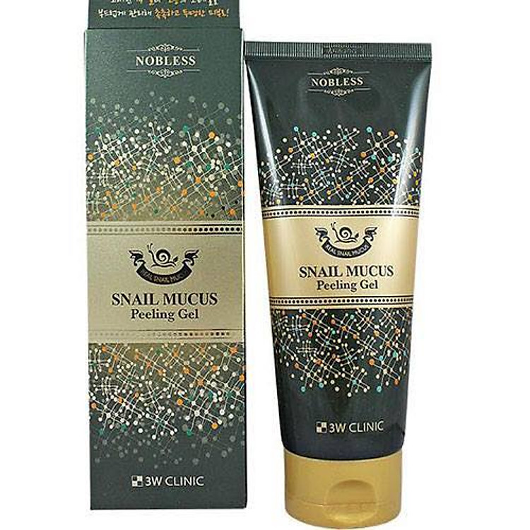 Gel Tẩy Tế Bào Chết Ốc Sên 3W Clinic Snail Mucus Peeling Gel 180ml